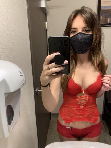 ready for my closeup 🤳 are you? 😏 [f]