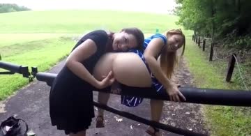 going wild at the countryside