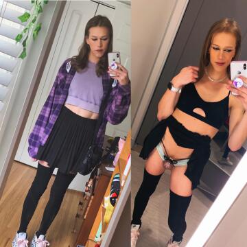 cute outfits and dressing room snapchats 😈🖤🔐