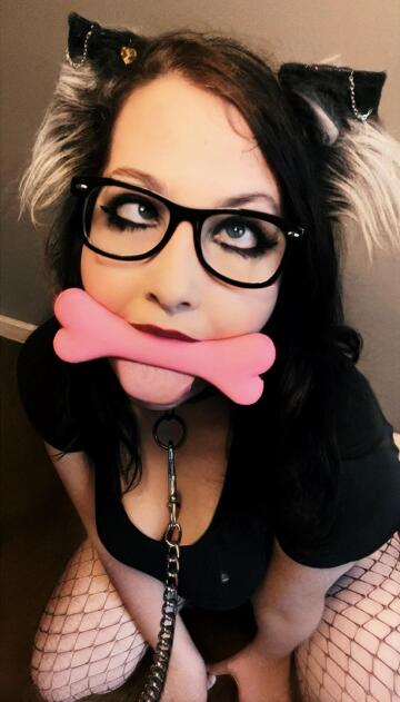 gagged puppy ahegao 🙈🥺🐶