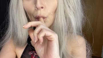 i’m happiest with cum all over my face