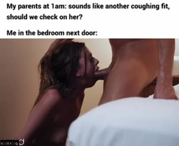 getting her throat secretly destroyed while her parents sleep in the next room