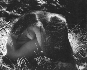 delores in the forest by ruth bernhard, 1963