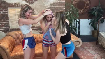 new! patreon.com/wedgiegirls - member request wedgies with kody, lora and london - link in the comments