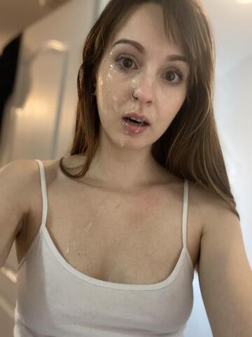 i would love if i had another cock to cover the rest of my face