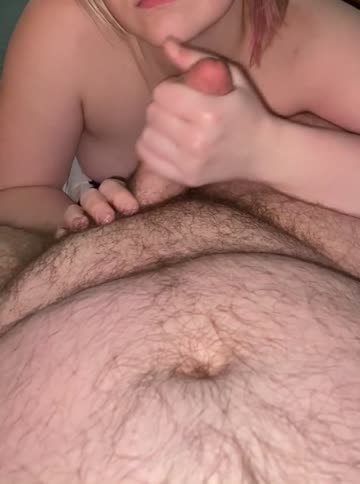 i love stroking his cock💦