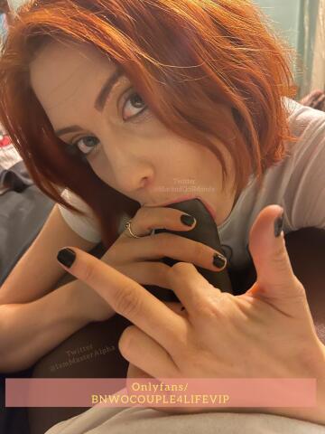 i’m fiery lil thing so sometimes alpha has to stuff his cock in my mouth 👄