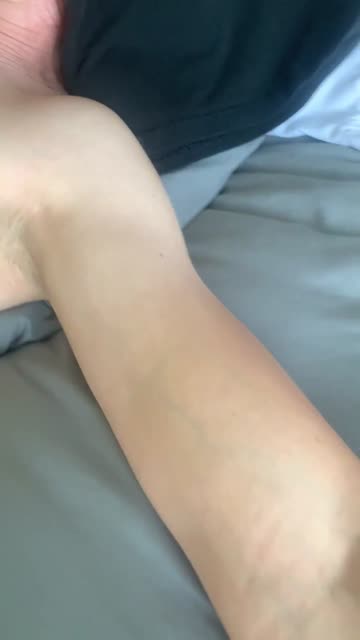 my pussy is throbbing (wait for it) in anticipation as i am restrained, gagged and blinded (f).