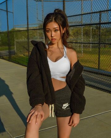 sporty asian