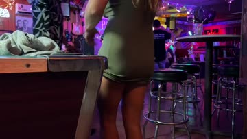 [i dare you] to put a butt plug in, in the middle of a bar/restaurant! totally busted by one of the employees here btw! [f]