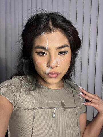 bless that mess. what a facial!