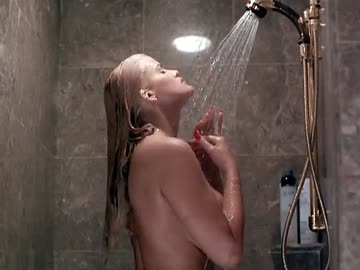 anna nicole smith huge tits shower scene in skyscraper (1996)