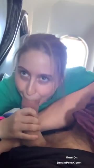 sucking his dick on the plane