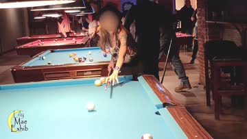 this skirt was a big hit at the pool hall!