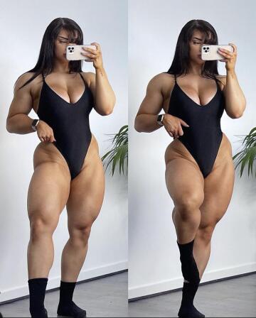kiki vhyce (5’10) definition of thick fit.