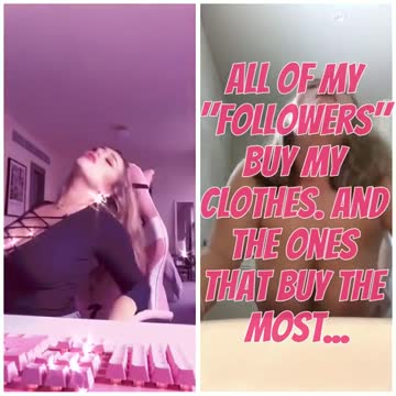 when one generous fan bought me an entire closet, my husband was barely out of the driveway for a weeklong work trip as my fan tore off the first outfit of many and bent me over
