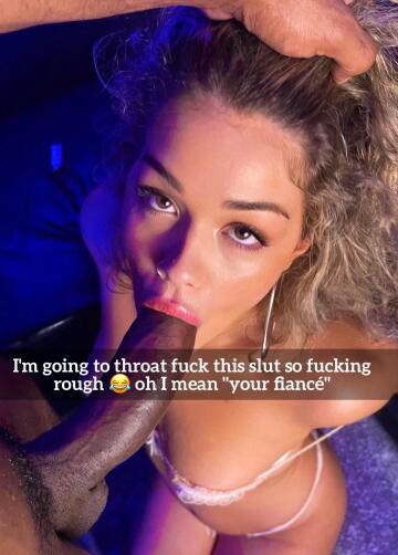 say bye to your fiancé