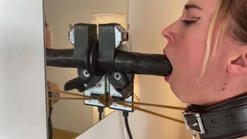 throwback to sir's insanely complex and deviant set up for my deepthroat training...