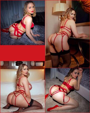 mia malkova is so sexy in red lingerie