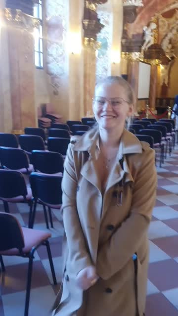 the lecture hall and me, a humble, unassuming student.