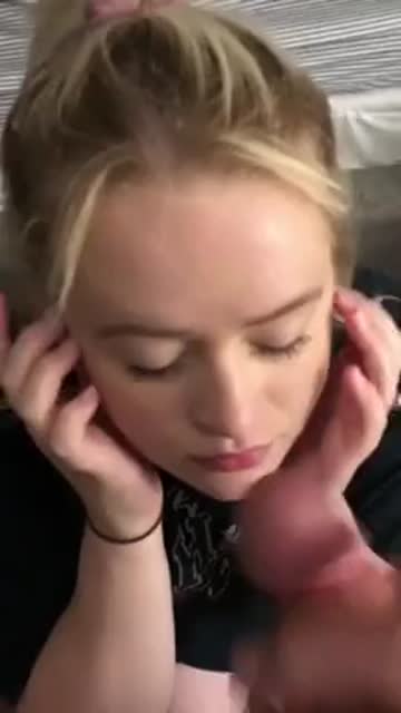 love a slut with cum on her face