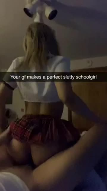 after many years of trying to convince my gf to try a school girl fantasy, she finally said she’d try it. i just didn’t know she meant with my bully.