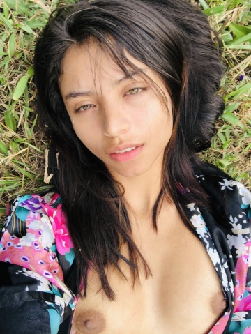 i love the feel of cool grass on my naked body