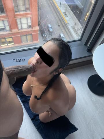 i love taking in the city just as much as i love taking dick in my mouth