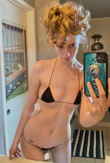like flat chests? mine looks great in my new micro bikini :)