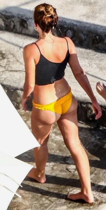 emma watson, peachy ass take a bite out of that