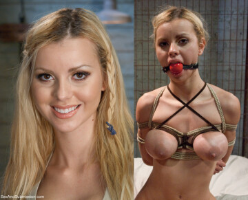 jessie rogers before and after being tied up