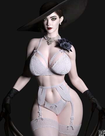 lady dimitrescu (rude frog 3d) [resident evil]