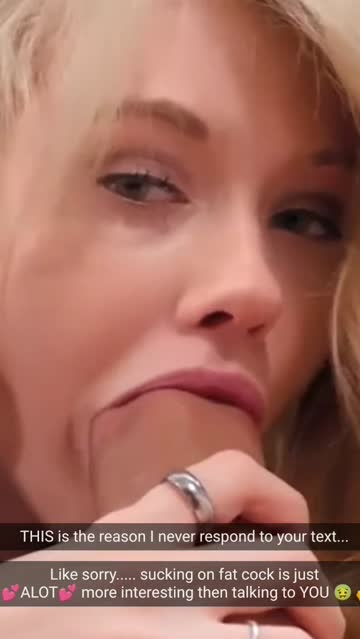 you can't really blame her, you are a pretty boring person after all