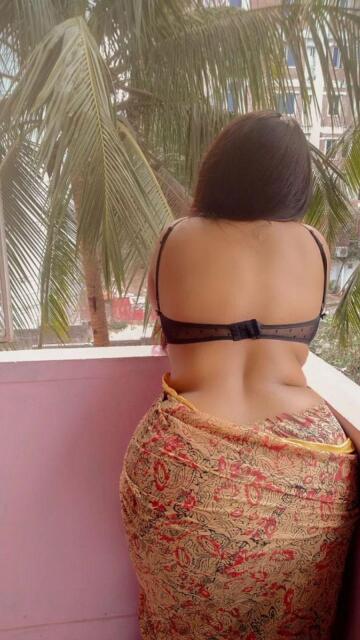 i never wear any panties under my saree (traditional indian outfit)