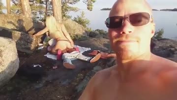 do you like to hike with your wife?