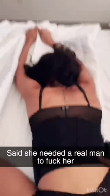 you left her at home with your roommate…