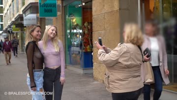 sheer and braless for the entire day!