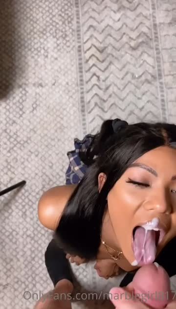 of chick couldn't handle the cum