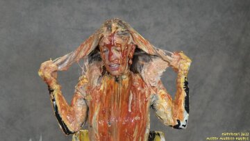 showered in condiments for cinco de mayo