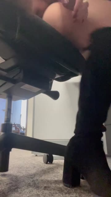 having a taste at the office