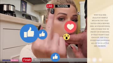 she cant control herself on social media