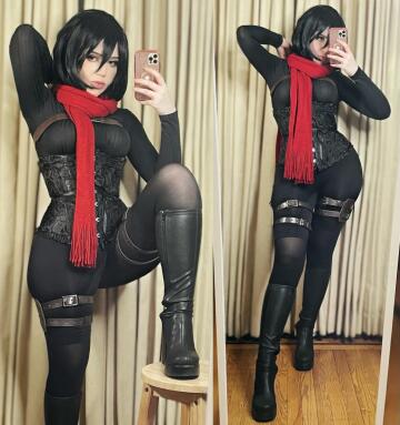 mikasa cosplay by sailorscholar (self)