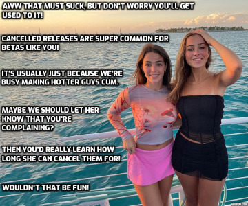 talking to her friends was a big mistake.