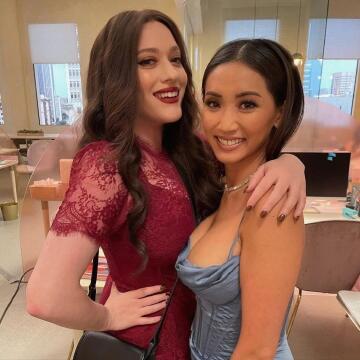 kat dennings and brenda song