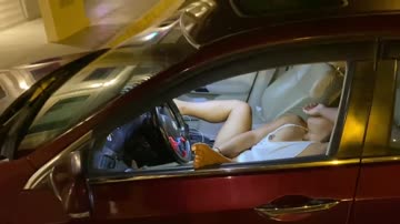 i got caught playing with my dildo in the hotel parking lot