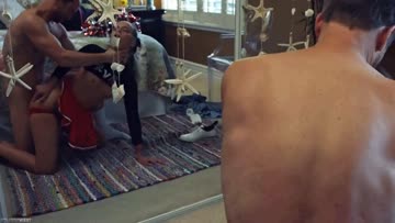 pretty cheerleader loves when daddy comes to pick her up