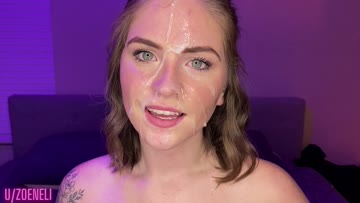 my reward for being a good girl while getting my face fucked