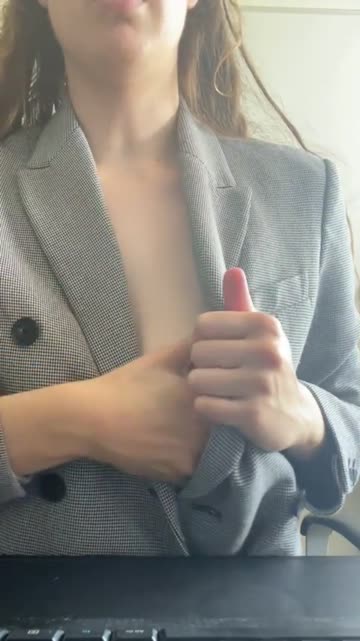 office nipple reveal