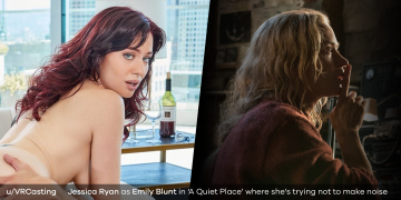 vrcasting: cast jessica ryan as emily blunt in 'a quiet place'