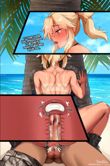 mordred loves getting her pussy filled with mana! (reine)